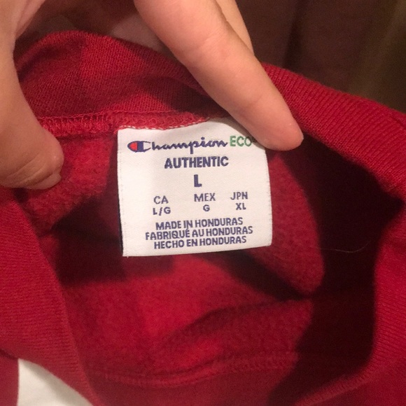 XL Champion Red OU oklahoma sooners sweatshirt - Picture 4 of 4